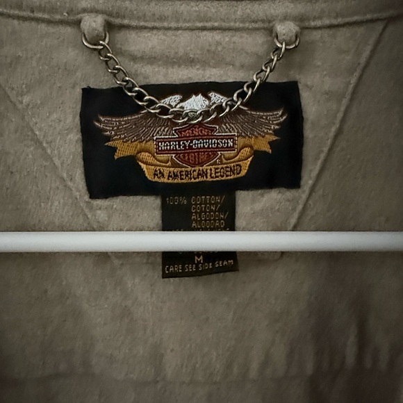 Harley-Davidson Men's Beige Shirt Jacket - Picture 2 of 9